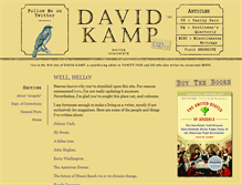 Tablet Screenshot of davidkamp.com